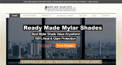 Desktop Screenshot of mylarshades.com